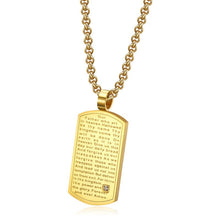 Load image into Gallery viewer, Lords Prayer Dog Tag