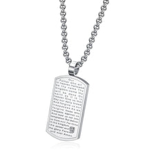 Load image into Gallery viewer, Lords Prayer Dog Tag