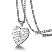 Load image into Gallery viewer, Lords Prayer/Serenity Prayer necklace