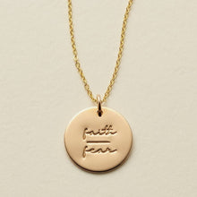 Load image into Gallery viewer, Words of courage necklace