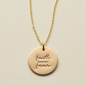 Words of courage necklace