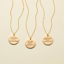 Load image into Gallery viewer, Words of courage necklace